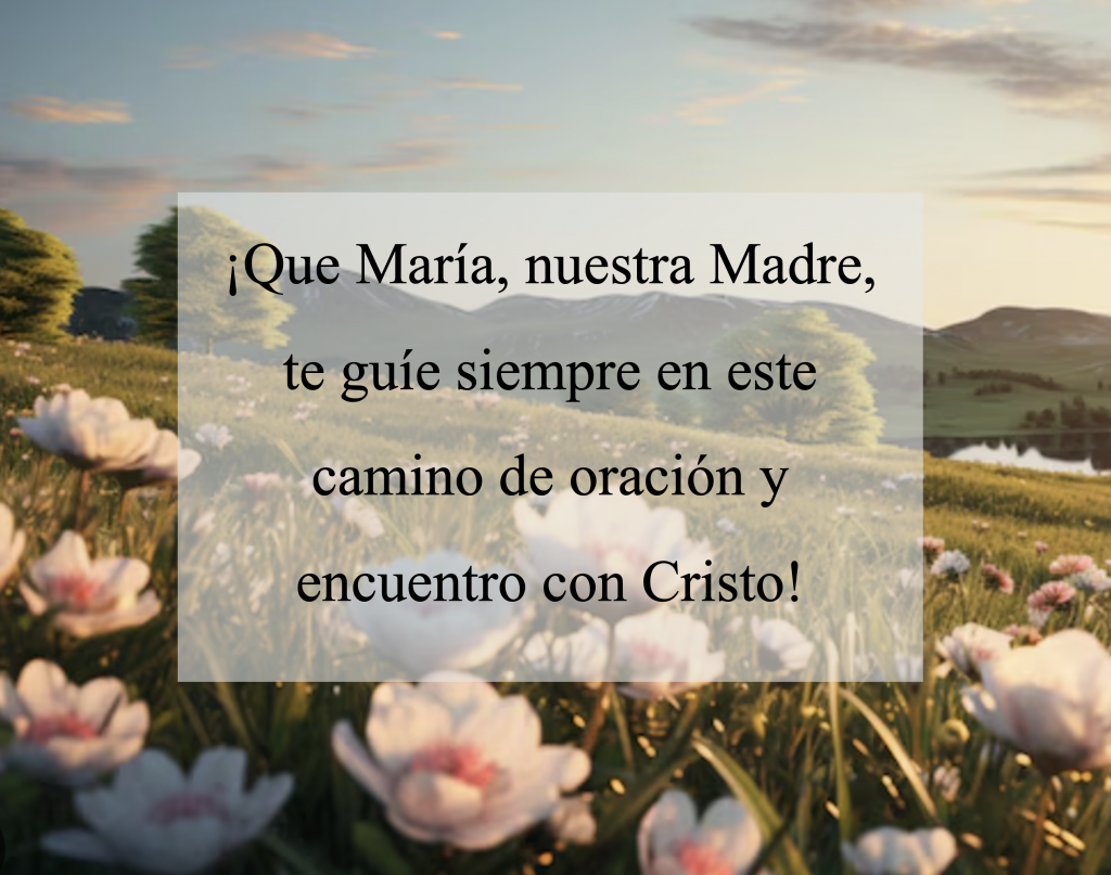 oración a María